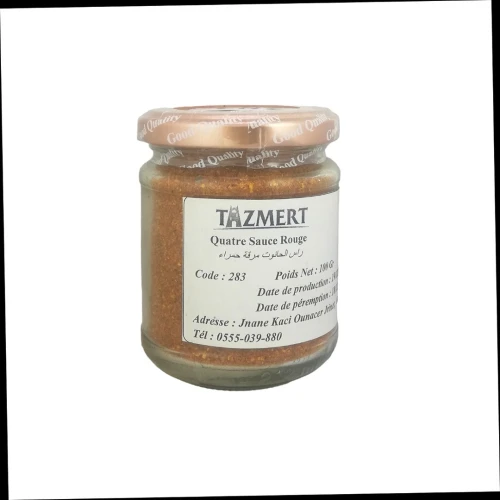 Quatre sauce rouge Fait Maison 100% Naturelle 100  gr