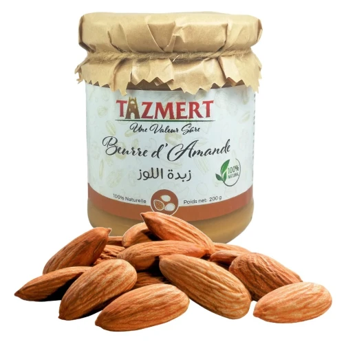 Beurre Amande 100% Naturel sans Additifs 200 Gr