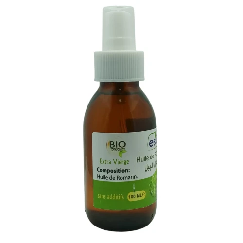 Huile de Romarin Pure et 100% naturel Sans Additifs 100 ml: