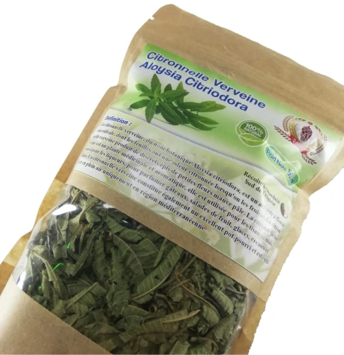 Plante Citronnelle Verveine - Aloysia Citriodora Sèche Local Sac 50 Gr