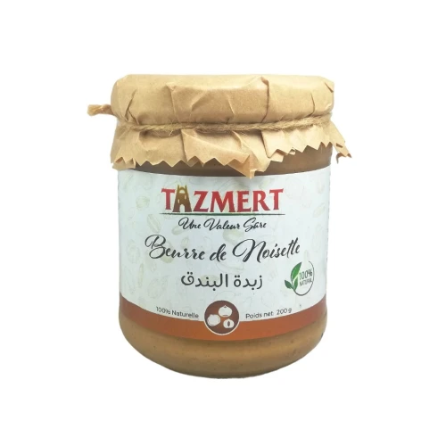 Beurre de Noisette 100% Naturel sans Additifs 200 Gr