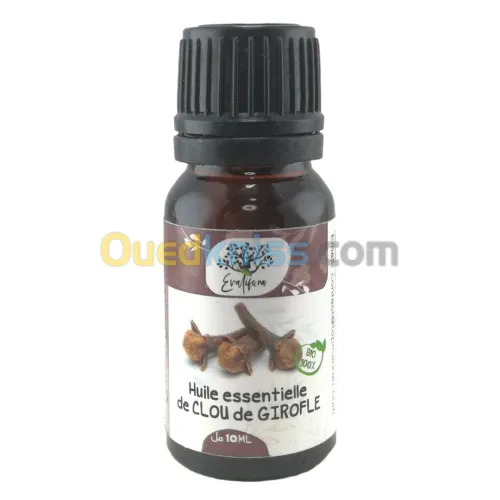 Huile Essentielle de Clou de Girofle Pure et 100% naturel Sans Additifs 10ml