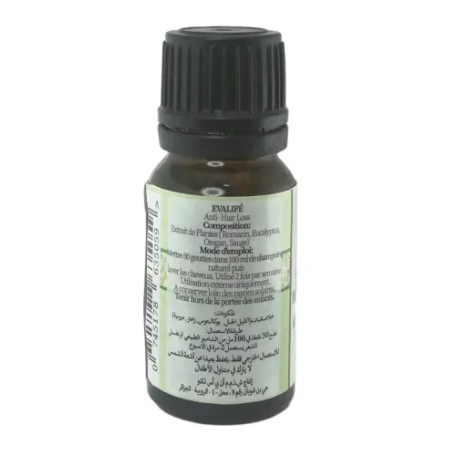 Anti-Chute de Cheveux à Base d'Extrait de Plantes Concentré 100% Naturelle 10ml