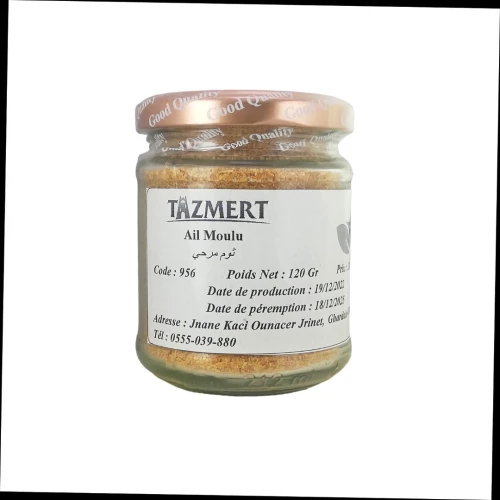 Ail en poudre Fait Maison 100% Naturelle 120 gr   