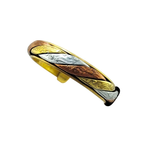 Bracelet en Cuivre Artisanal Touareg Fabrication Traditionnelle de Tamanrasset - Pour Femme