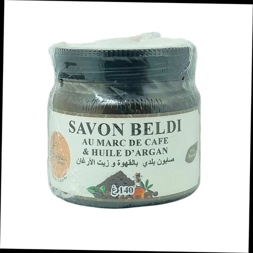 Savon Exfoliant Révélateur d'Éclat au Café & Huile d'Argan Précieuse : Rituel Peau Neuve & Énergie