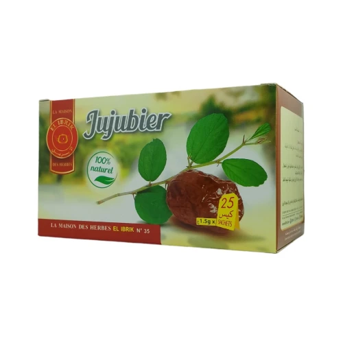 Tisane de jujubier en sachets infusions 25 sachets de 1.5g
