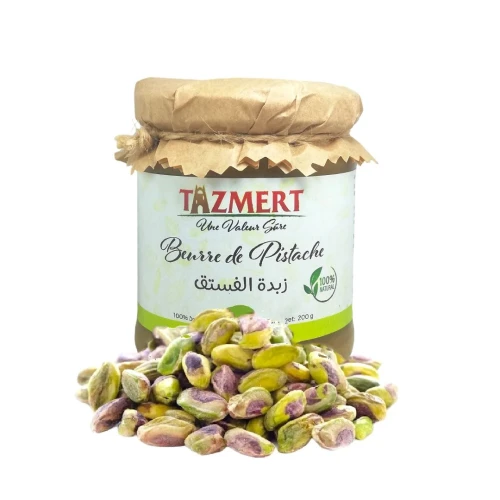 Beurre de Pistache 100% Naturel Sans Additifs 200 Gr