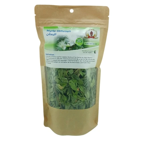 Tisane Myrte Commun Récolté au Sud de l'Algérie - Sèche Sac 50 Gr