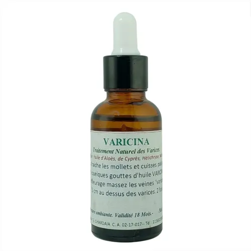 Préparation VARICINA naturelle pour le traitement des varices 