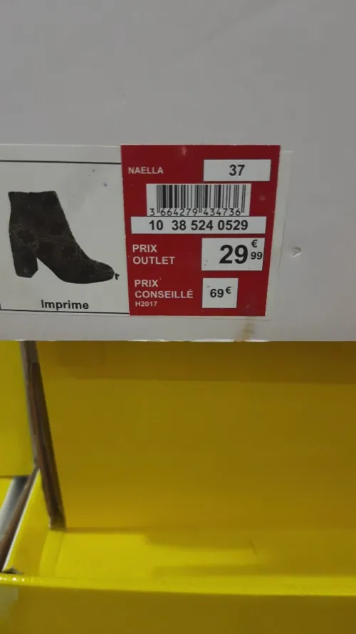 vente lots chaussures marque ERAM