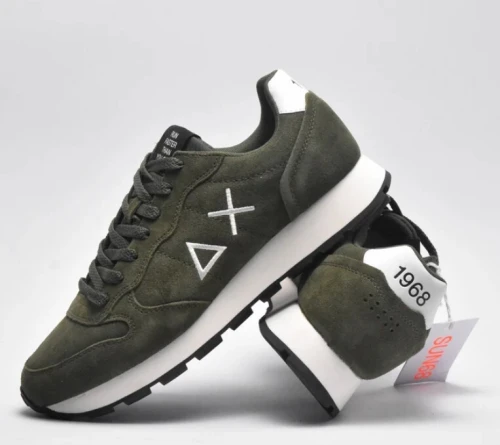 Basket Homme Sun 68 AX Cuir Véritable Tendance 2026 Original Bzf chaba w confortable باسكات قوة كوير