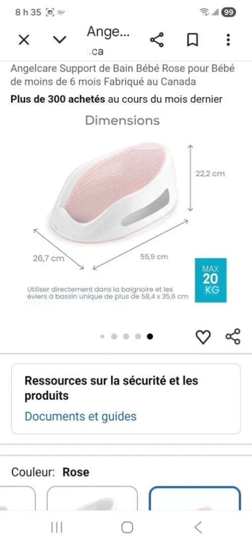 Transat de bain