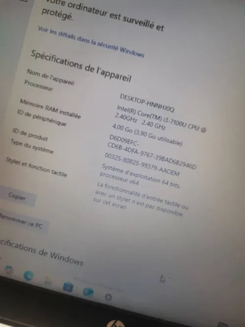 Pc hp caba i3 7th gen