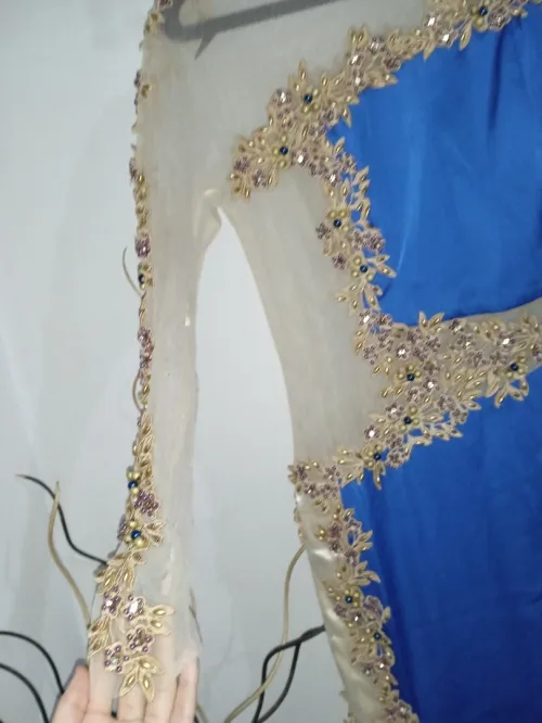 Robe soiree bleu roi