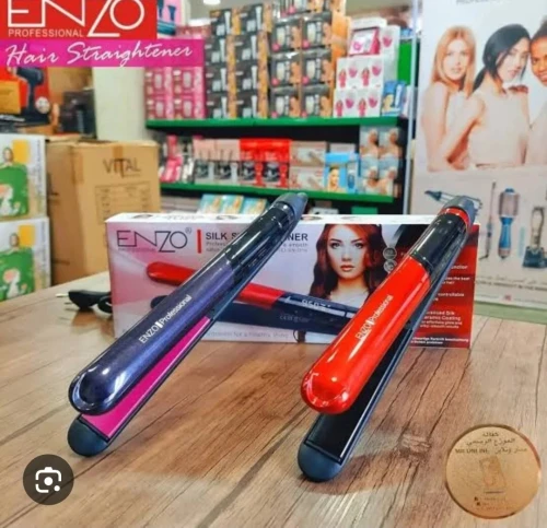 Lisseur avec affichage led SILK STRAIGHTENER ENZO EN-3119 rouge