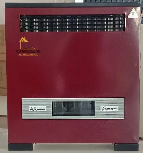 Chauffage à gaz sonaric 9kw rouge brique avec detecteur de gaz 