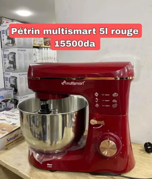 Liquidation Pétrin multismart rouge et bleu 5l 10l 