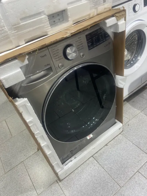 Lave linge LG 15kg séchante 8kg gris souris 