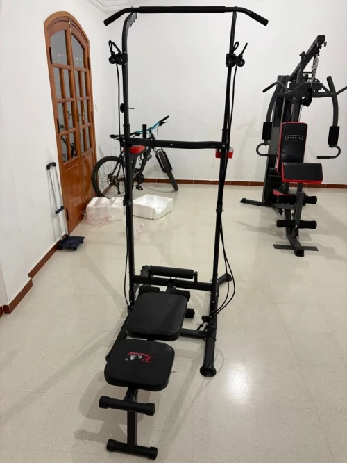 Presse de musculation et barre Fix