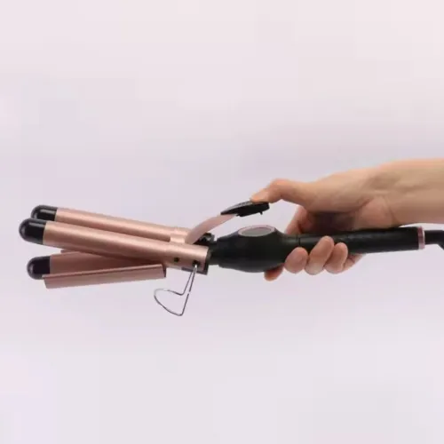  BaniliENZO PROFESSIONAL Fer à Boucler Triple Barillet   مكواة تجعيد ثلاثية الأسطوانات