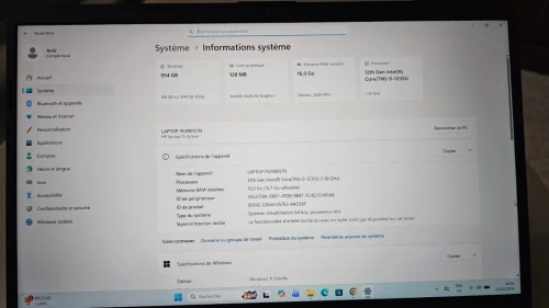 Laptop Hp 15 i5 13eme
