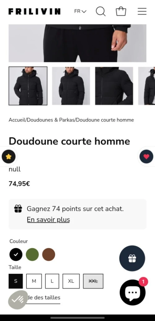 veste original FRILIVIN