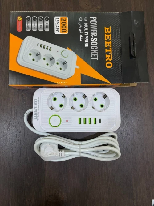 MULTIPRISE ELECTRIQUE Rallonge electrique prise cable protection مشترك كهربائي مقبس