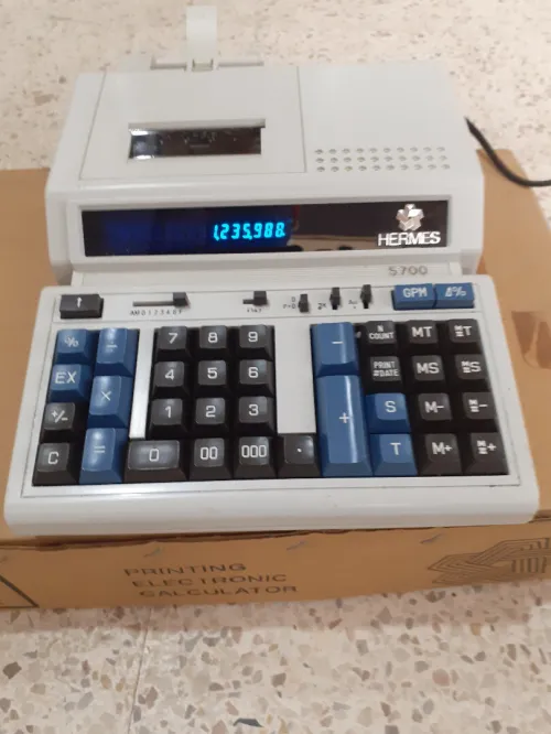 Calculatrice imprimante vintage HERMES 5/200 neuve