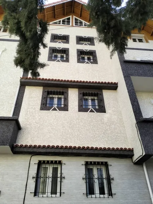Facade en monocouch gratté et mouchter écrasé.......