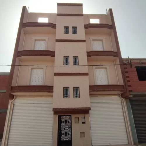 Facade en monocouch gratté et mouchter écrasé.......
