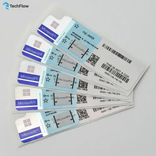 Licence  (STICKERS) Autocollant Windows 10/11 Pro OEM - Officielle  | keyzone