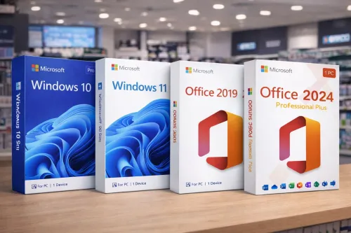 Windows 10 & 11 Pro + Microsoft Office 2024 / 2021 / 2019 - Licences Officielles