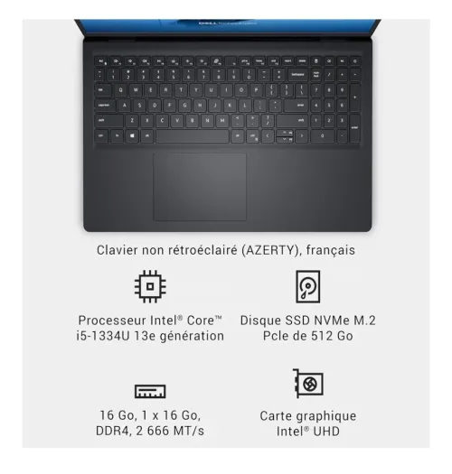 Laptop dell 15