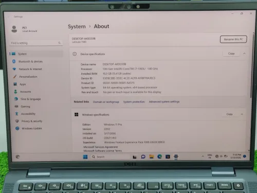Dell latitude 7440 i7-1365U 16gb 512ssd