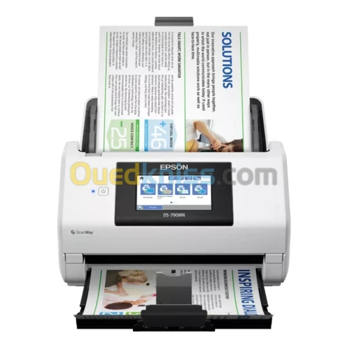 SCANNER Epson A4 WorkForce DS-790WN Chargeur 100P 45 PPM USB 3.0, WiFi, RJ45 Gigabit, Recto Verso
