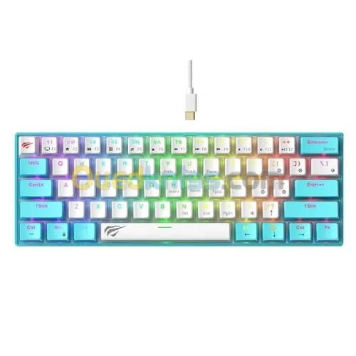 Clavier Mécanique Gamer HAVIT KB903L Rétroéclairage RGB Blue