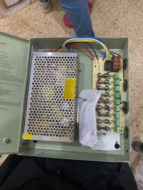 Bloc D'Alimentation Pour Caméra Avec Emplacement Batterie CCTV