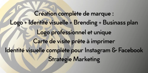 Création complète de marque Logo Identité visuelle