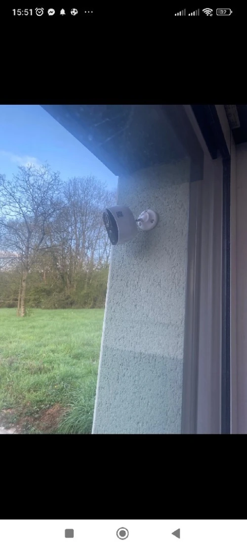 Caméra de surveillance extérieur 2k 3mp avec batterie sans fil 4G sans installation