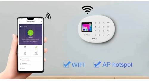 Systeme d'alarm KERUI GSM WIFI SMART pour maison local usine