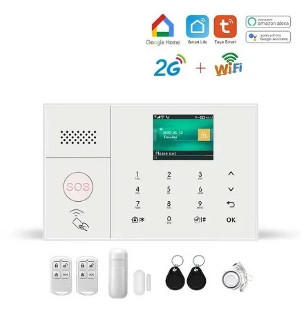 Système D'alarm Alarm GSM WIFI Anti Intrusion 4G Garantie 06 mois ضمان شامل 06 أشهر