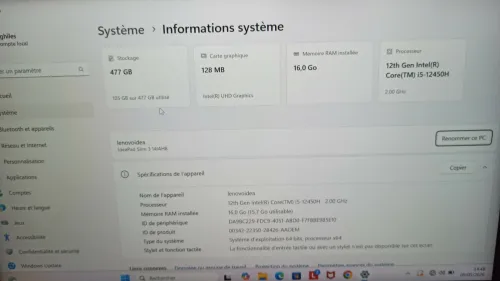 Lenovo ideapad slim 3