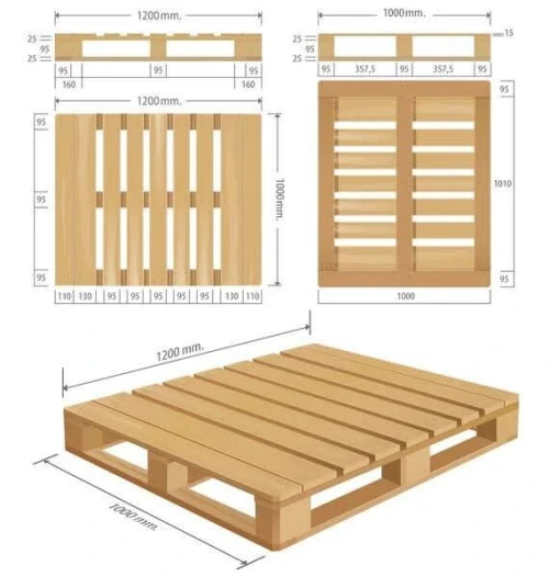 Fabrication palette bois et plastique