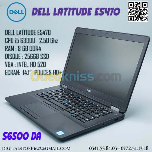 DELL LATITUDE E5470 I5 6EM 8GB 256 SSD