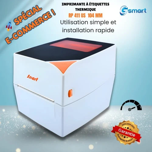 SPÉCIAL E-COMMERCE ! IMPRIMANTE À ÉTIQUETTES THERMIQUE RP 411 US  104 MM