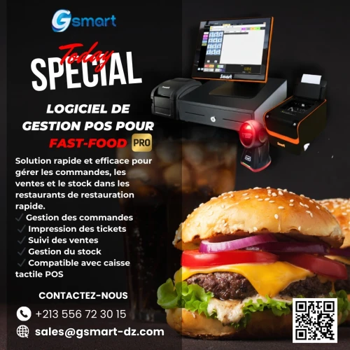 Vous avez un restaurant ou un magasin ? Simplifiez votre caisse avec GSMART POS !