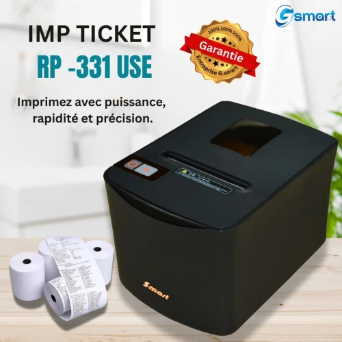 IMP TICKET RP 331USE 80MM Imprimez avec puissance, rapidité et précision.