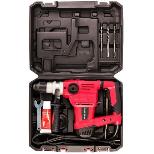 Marteau perforateur 1500W 32mm avec valise et accessoires WORCRAFT | RH15-32X