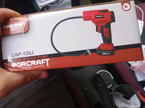 GONFLEUR S/FIL COMPRESSEUR WORCRAFT AVEC 2 BATTERIE 12V